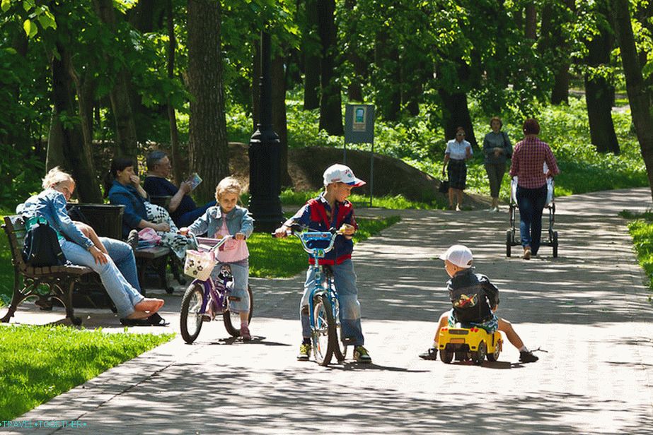 После прогулки в парке